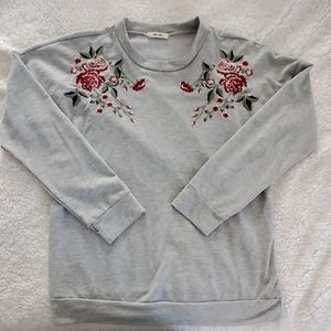 Floral Detail Pullover